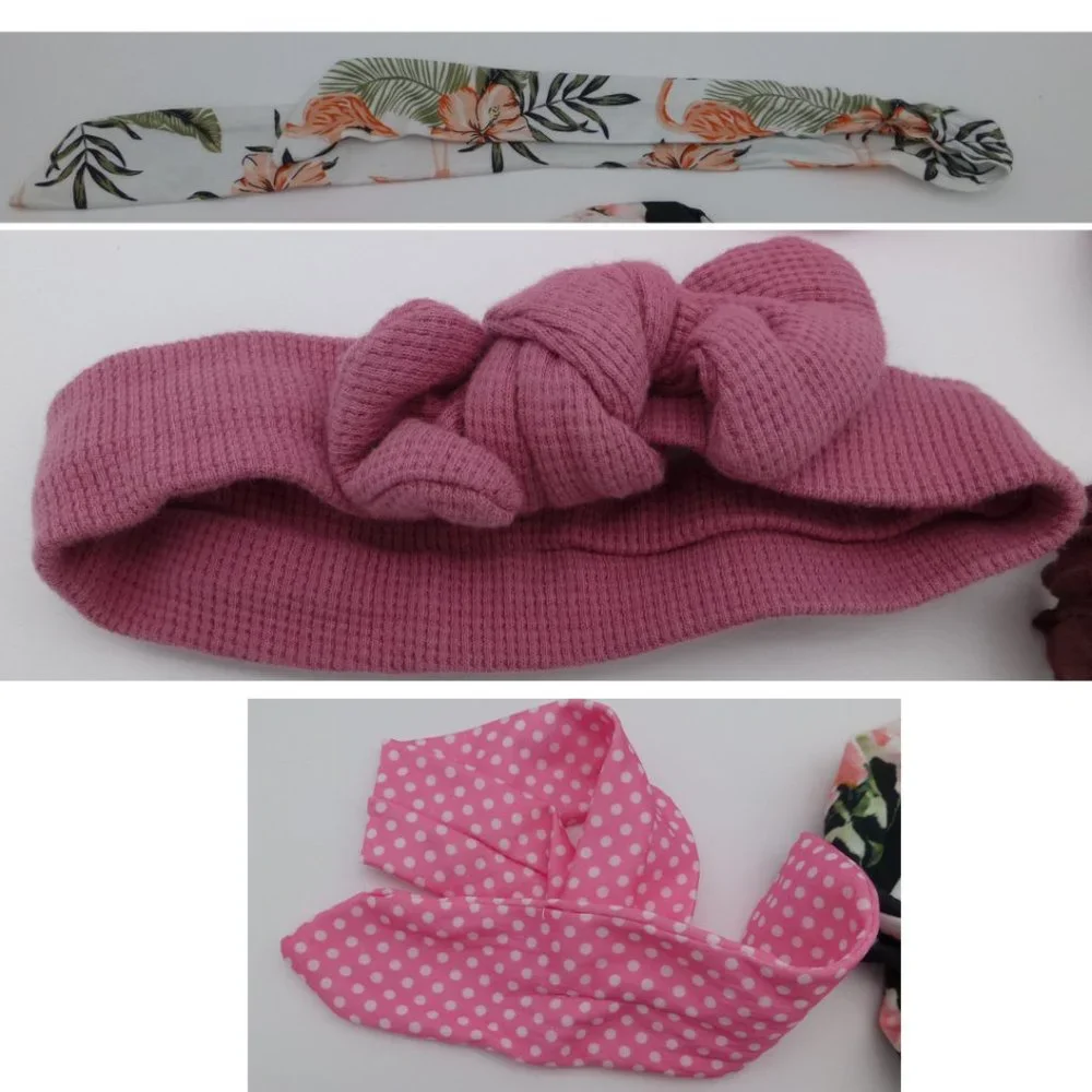 Lot of 8 Baby Girl Head Bands